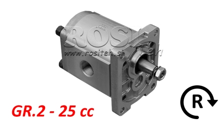 HYDRAULICKÉ PUMPA GR.2 25 CC PRAVÝ - ZÁVIT