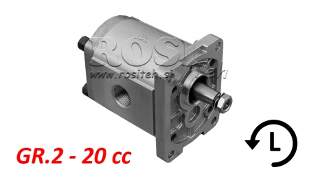 POMPE HYDRAULIQUE GR.2 20 CC GAUCHE - FILET