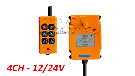 Радио управление 4CH - 12/24V
