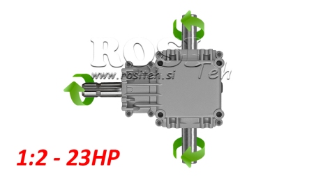 LEŅĢIS REDUKTORS PTO-R22T 1:2 (23HP-17KW)