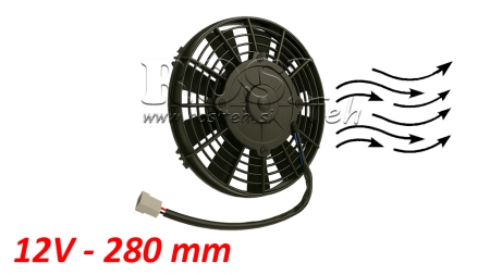 AKSIAALFAN 280MM PULL 12V