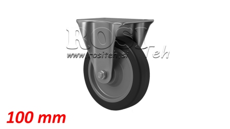 KOLA 100mm S PEVNÝM PODSTAVCEM