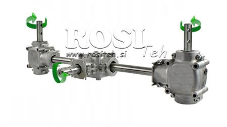 SET VAN REDUCERS 1:1.35 (22PK-16kW) VOOR DRIEVOUWIGE OVERBRINGING L:770