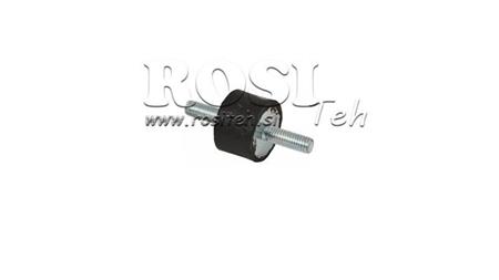 CYLINDRICAL VIBRATION DAMPER WITH SCREWS ON BOTH SIDES 8MA