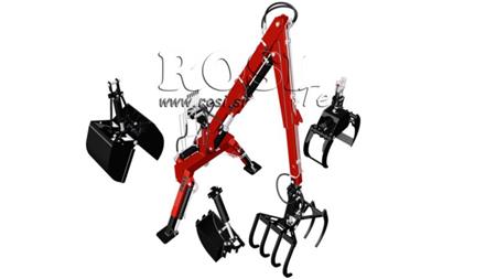 TREKKER HYDRAULISCHE LADER MET VORKEN HUT 4m