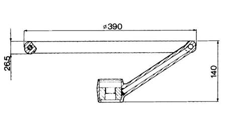 KORMÁNYKERÉK FI 390 - h 140