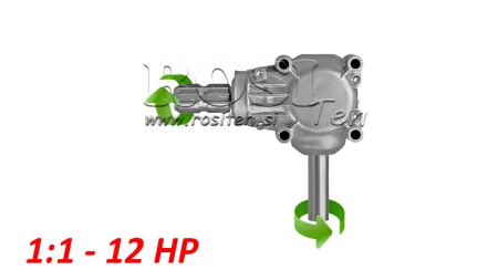 CAIXA DE CÂMBIO ANGULAR L-150J 1:1 (12HP-9KW)