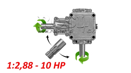 KĄTOWA PRZEKŁADNIA PTO 1:2.88 (10HP-7kW)