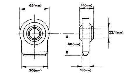 BALL-JOINT - FLAT FI 22,1/50