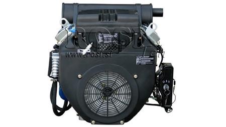moteur à essence 614cc-14.9kW-3,600 RPM-E-KW25.4x72-démarrage électrique