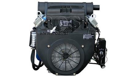 benzin motor 614cc-14,9kW-3.600 U/min-E-KW25.4x72-elektomos inditás