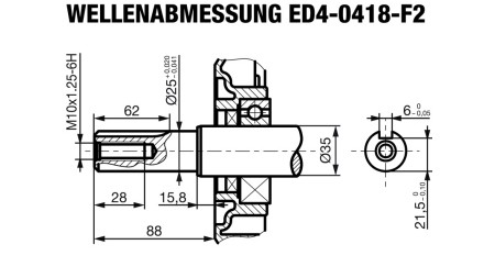 motore diesel 418cc-7.83kW-10.65HP-3.600 RPM-E-KW25x88-avviamento elettrico