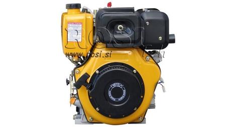 disel motorok 418cc-7,83kW-10,65HP-3.600 U/min-E-KW25x88-elektomos inditás