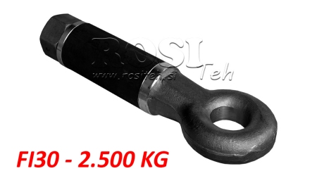 CROCHET DE TRACȚIUNE ROTATIV FI30 2500/400KG