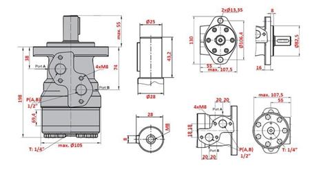 HIDRAULIČNI MOTOR MR 400