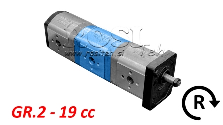 HYDRAULIKUS SZIVATTYÚ 20C19X156 KÖZÉP GR.2 19 CC JOBB