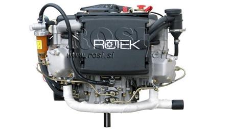 naftový (diesel) motor 870cc-15,2kW-3.600 U/min-V-E-KW25,4 (1 Zoll)x78,8-elektrický štart
