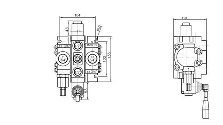 HIDRAULIKUS SZELEP 1xPC70