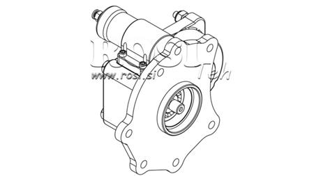 HIDRAULIKUS SZÍVATTYÚ SEGÉDHAJTÁS - MERCEDES ATEGO-2 -7HOLES