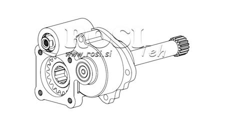 GEAR DRIVE FOR HYDRAULIC PUMP - MERCEDES G3/65-90 UNIMOG