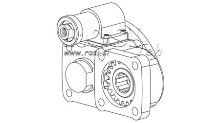 GEAR DRIVE FOR HYDRAULIC PUMP - VOLVO R6-2