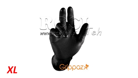 NITRIL KESZTYŰ GRIPPAZ Fekete 50/1 - XL