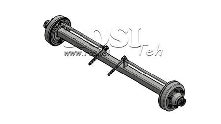 Oś do przyczepy 7200 kg z hamulcami (1800 mm)