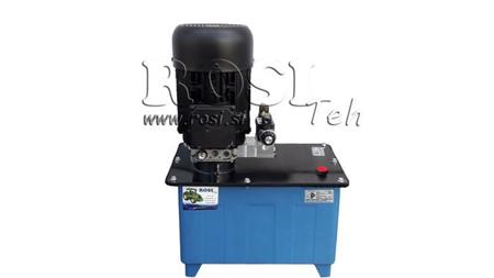 MINI HYDRAULIKAGGREGAT 380V AC (4 kW) - 8 cc - 12 lit/min - tank 40 lit