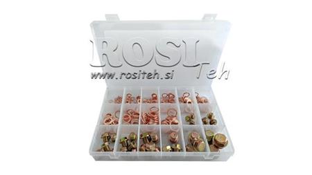 ENSEMBLE DE JOINTS ARRIÈRE ET VIS DE VIDANGE (534 pcs)