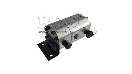 HYDRAULIC GEAR PUMP FLOW 2/1 (6.4-13.2lit - max.240bar) 3.1cc/SEG