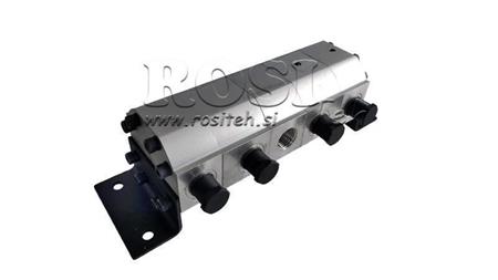 HYDRAULIC GEAR PUMP FLOW 4/1 (6.4-13.2lit - max.240bar) 3.1cc/SEG