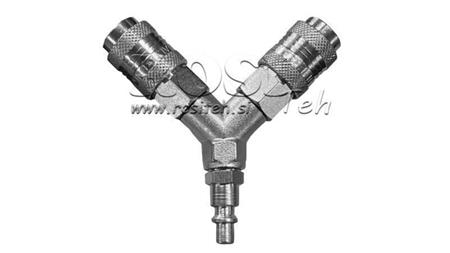 PNEUMATIC QUICK COUPLING DISTRIBUTOR Y