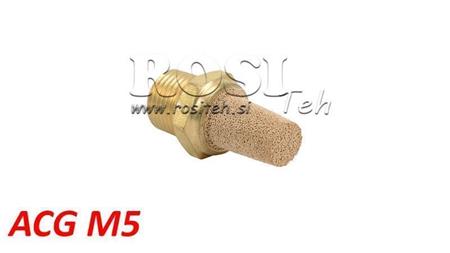PNEUMATIKDÄMPFER AUS BRASS ACG M5 HOCH