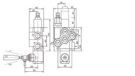 HYDRAULICKÝ VENTIL 1xP40 A2 GKZ1 HYDROMOTOR