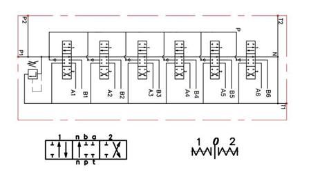 HIDRAVLIČNI VENTIL 6xPC70