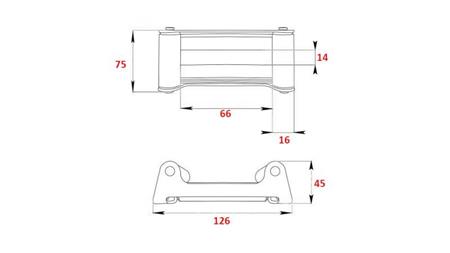 WINCH ROLLER FAIRLEAD FOR STEEL ROPE DWM 2000-2500