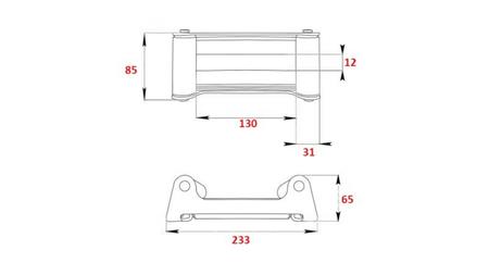 RULLENDE GUIDE TIL STÅL KABEL DWM 8000