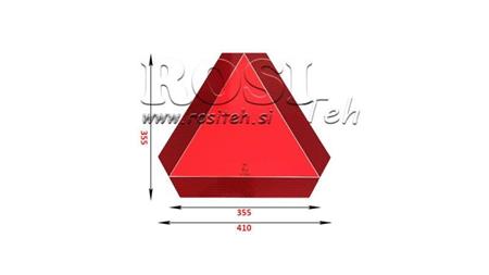 ALU REFLECTIVE SAFETY TRIANGLE dim.365x365mm