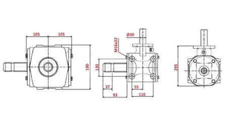 KUTNI REDUKTOR 1:1,56 (56HP-43kW)