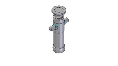 2020S -TELESCOPIC ZYLINDER STANDARD / KUGEL 2 STUFEN HUB 455 DURCHMESSER 80