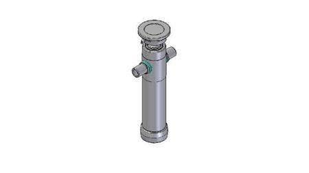 2022S -STANDARDOWY CYLINDER TELESKOPOWY/KULKA 2 ETAPY SKOKU 595 ŚREDNICA 80