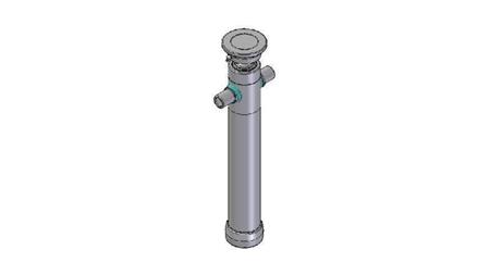 2025S -TELESCOPISK CYLINDER STANDARD/BOLL 2 STEG SLAG 895 DIAMETER 80