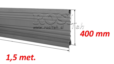 ZIJPANEEL VOOR KIPPERS AANHANGER 1.5 MET. - HOOGTE 400 MM