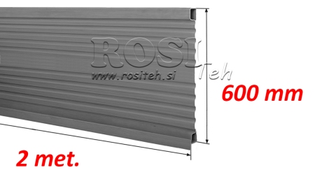 TRAILER OLDAL PANEL 2 MÉTER - MAGASSÁG 600 MM
