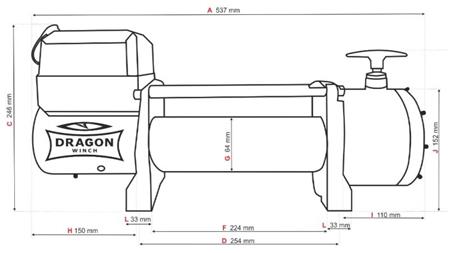 VERRICELLO ELETTRICO 24 V DWT 14000 HD - 6350 kg