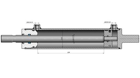 HIDRAULIKUS KORMÁNY HENGER CASE 87337229