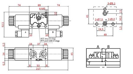 HYDRAULIC ELECTROMAGNETIC VALVE YEAT-ASSEMBLY VALE 12V N6