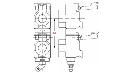 OLAJFOGÓ TRAKTOR GYORS CSATLAKOZÓKHOZ 61mm