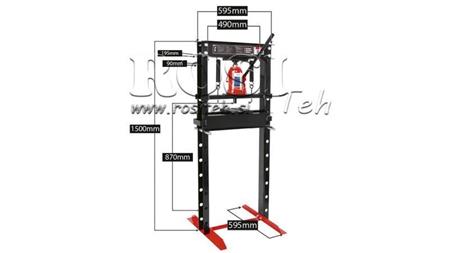 WORKSHOP HYDRAULIC BEARING PRESS 20T