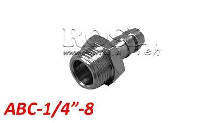 PNEUMATICKÝ ZAPOJOVACÍ KONEKTOR SMREKICA ABC-014-8